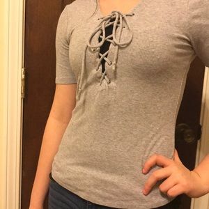 *** 50% in bundle Cute Gray Top